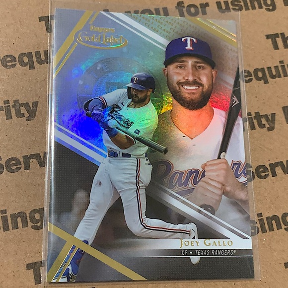 Joey Gallo β21 Topps Gold Label Card